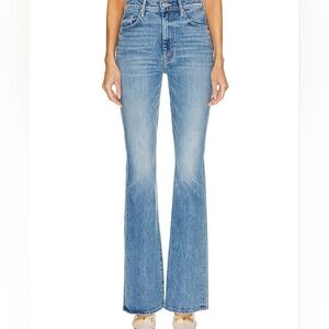 MOTHER Denim High Waist Weekender Slice Heel Flare Jean Belle De Jour Size 32